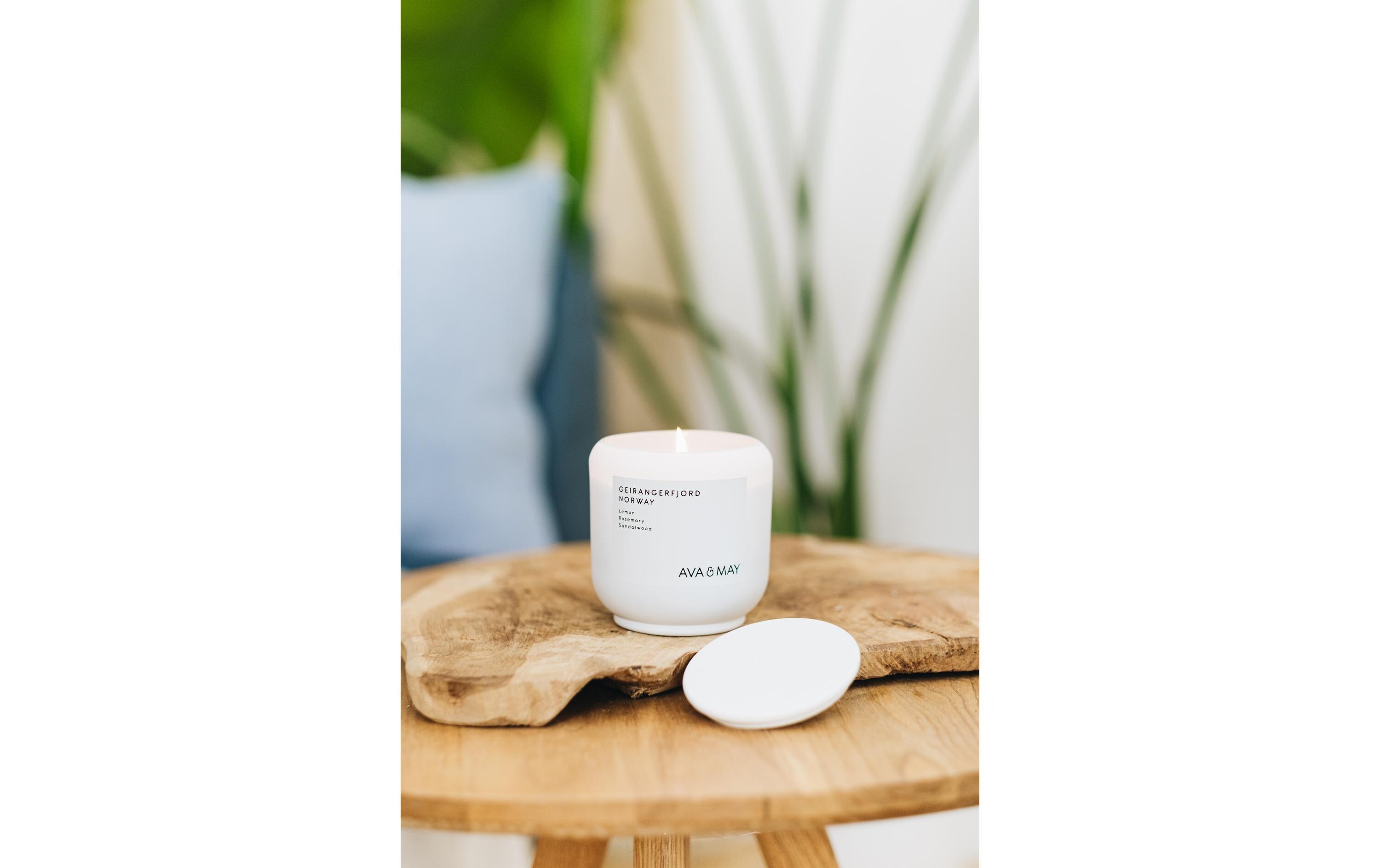 AVA & MAY Geirangerfjord Duftkerze 200 g