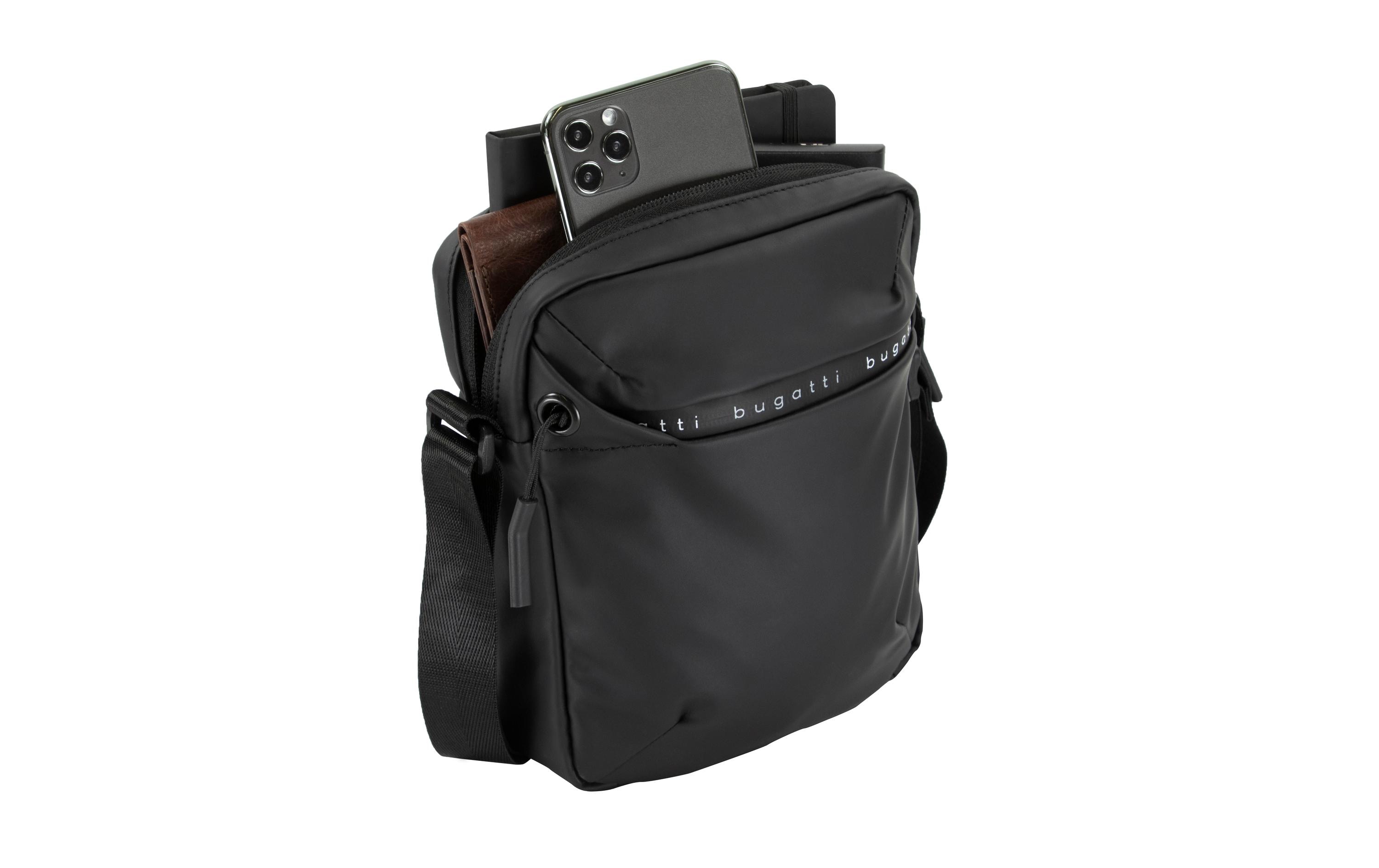 Bugatti Schultertasche Blanc Schwarz