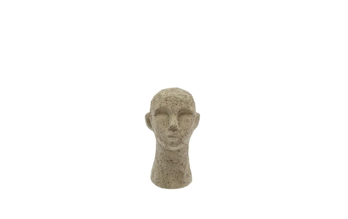 Villa Collection Aufsteller Skulptur Kopf, Olivgrün