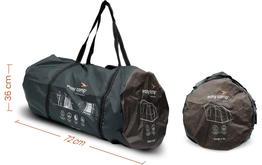 Easy Camp Tunnelzelt Senja 4 Air