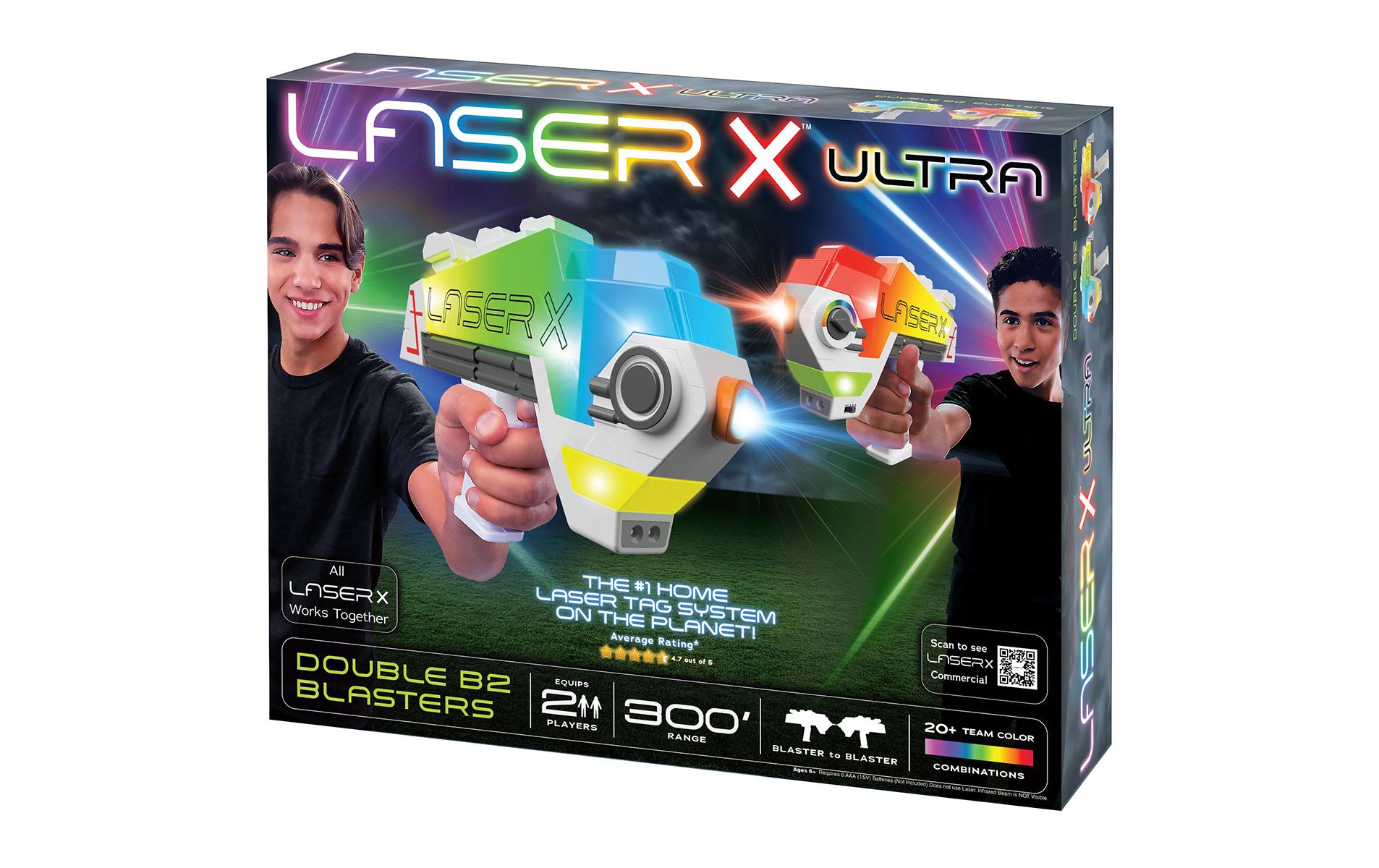 Sombo Laser-Tag Ultra Double B2 Blaster 2er-Set, Licht & Sound Sombo Laser-Tag Ultra Double B2 Blaster 2er-Set, Licht & Sound