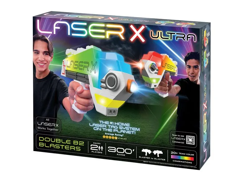 Sombo Laser-Tag Ultra Double B2 Blaster 2er-Set, Licht & Sound Sombo Laser-Tag Ultra Double B2 Blaster 2er-Set, Licht & Sound