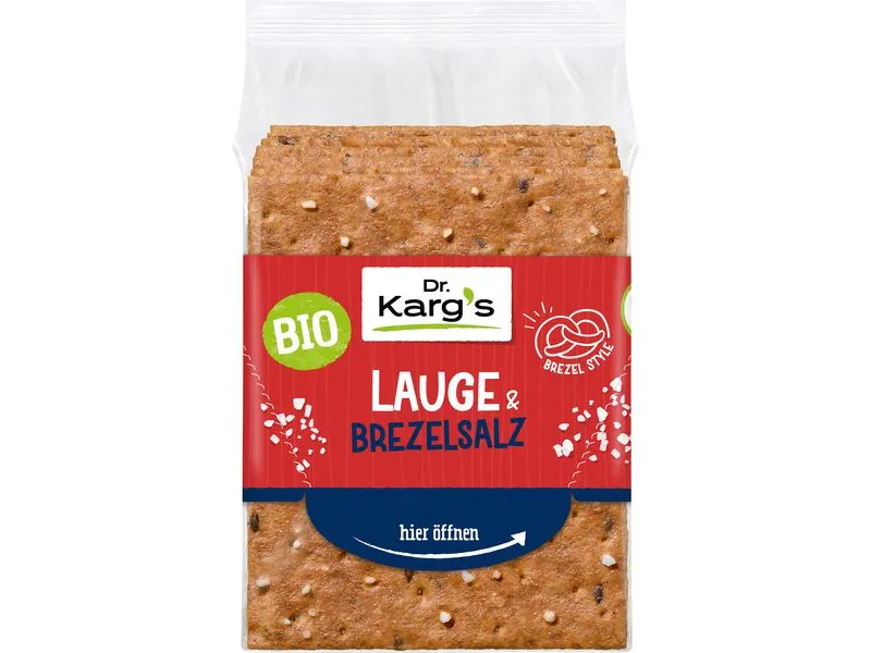 Dr. Karg's Bio Knäcke Lauge & Brezelsalz 200 g Dr. Karg's Bio Knäcke Lauge & Brezelsalz 200 g