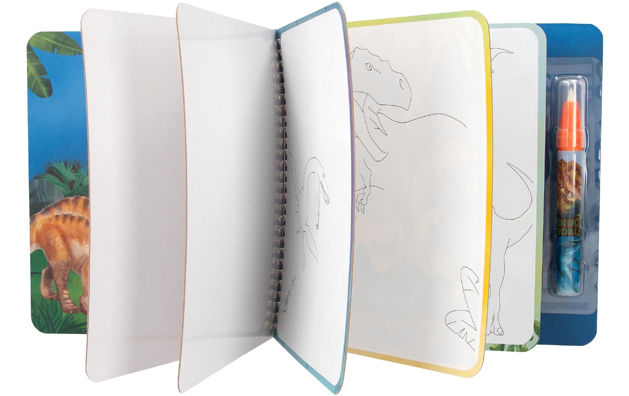 Depesche Malbuch Aqua Magic Dino 5 Seiten