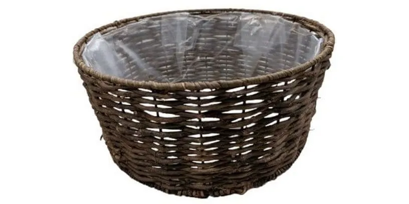 CHALET Chalet Rattan Schale Kobo Wild L Braun