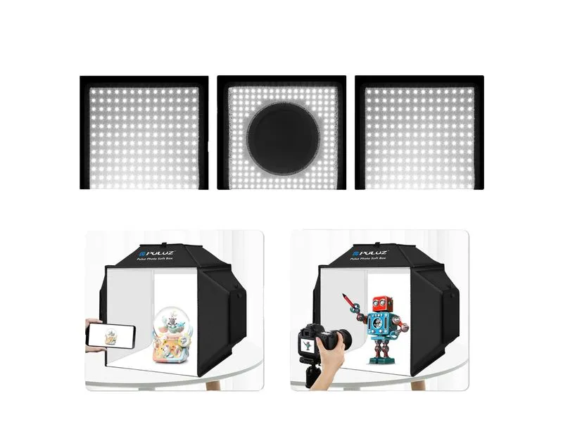Puluz 40 cm Fotostudio mit LED Beleuchtung