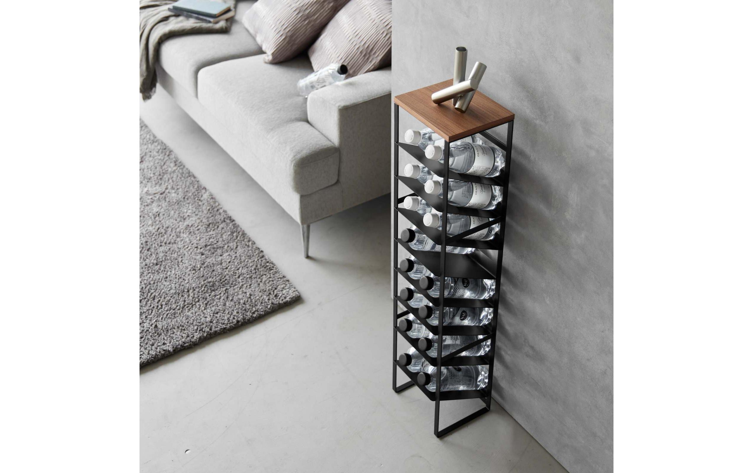 Yamazaki Flaschenregal Tower Schwarz