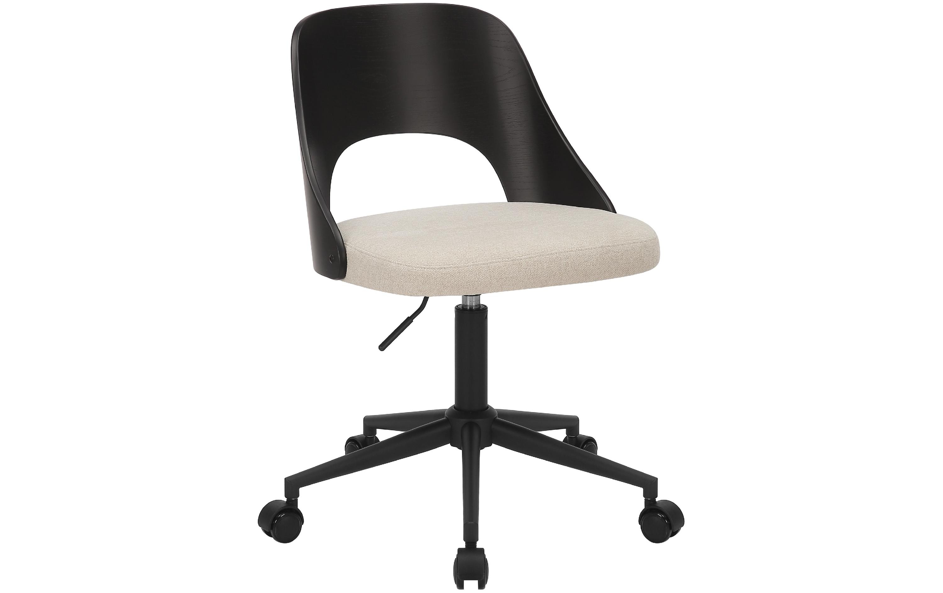 AC Design Bürostuhl Lucy, Schwarz / Weiss