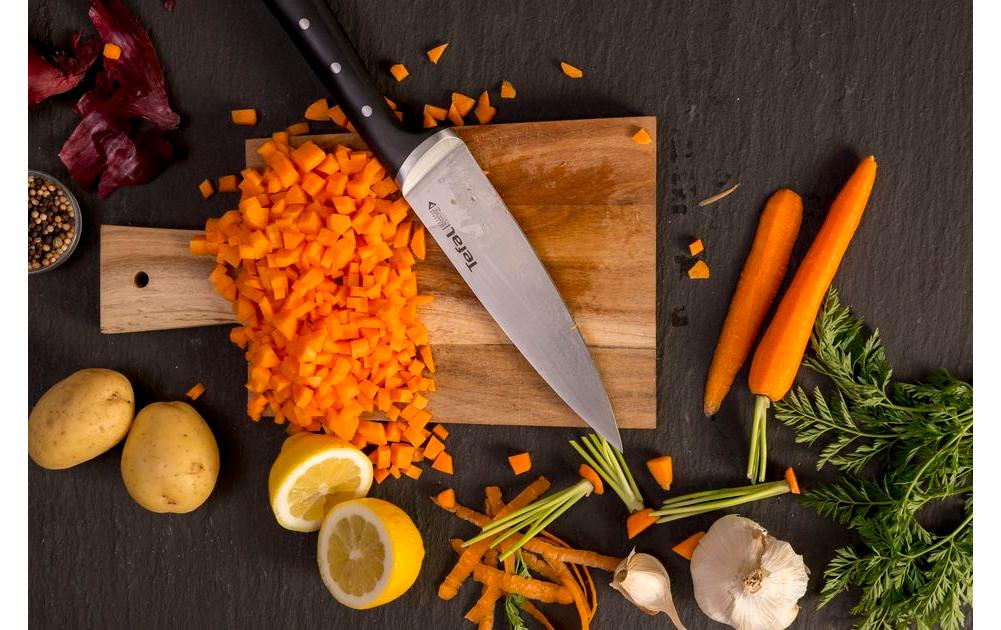 Tefal Messer-Set Ice Force 3-teilig Schwarz