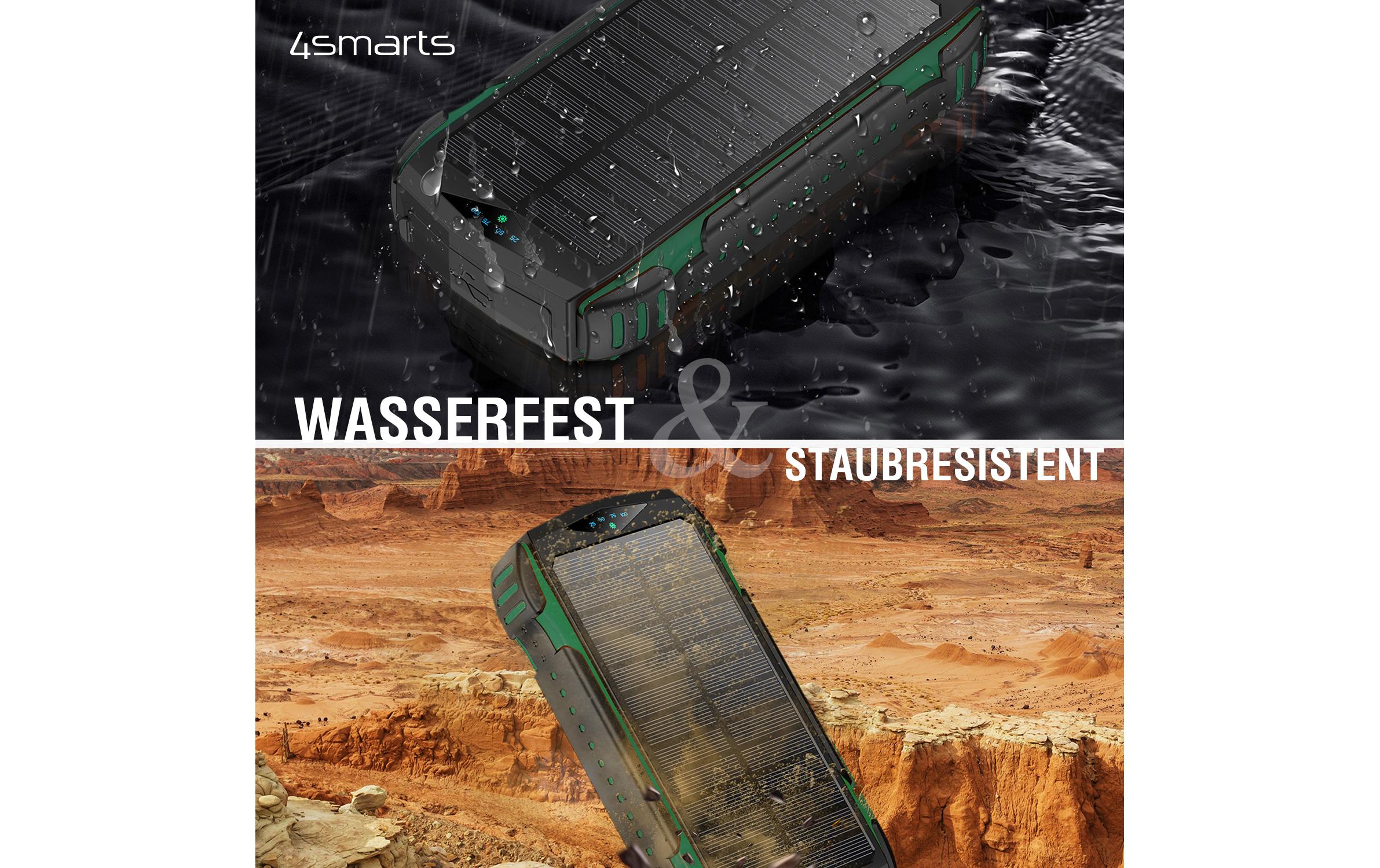 4smarts Solar-Powerbank Rugged TitanPack UltiMag 20000 mAh