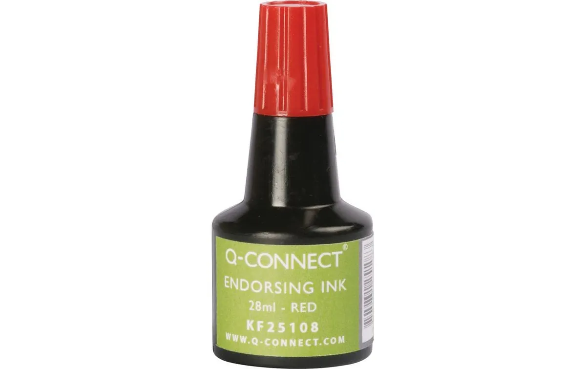 CONNECT Stempelfarbe 28 ml, Rot CONNECT Stempelfarbe 28 ml, Rot