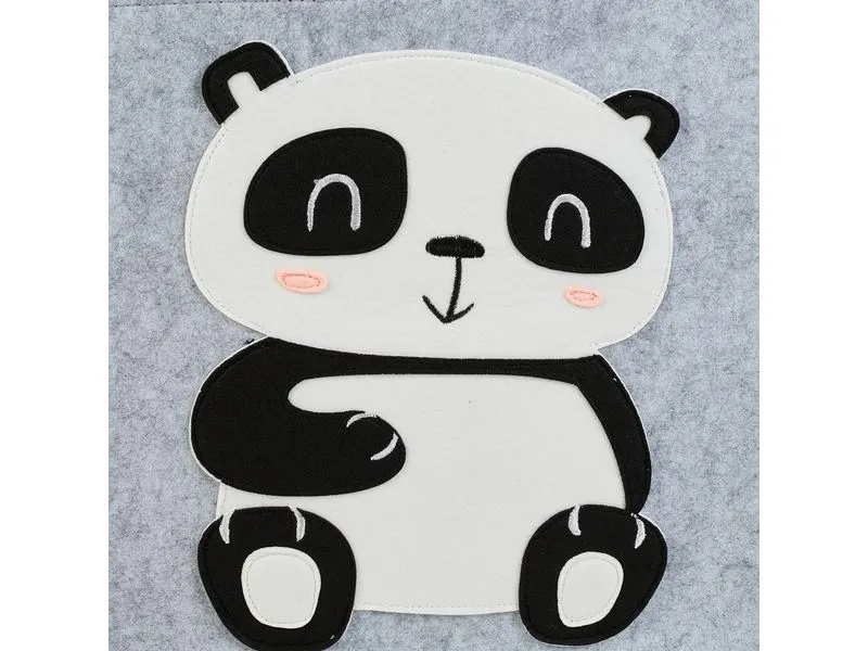 relaxdays Spielzeugkorb Panda relaxdays Spielzeugkorb Panda