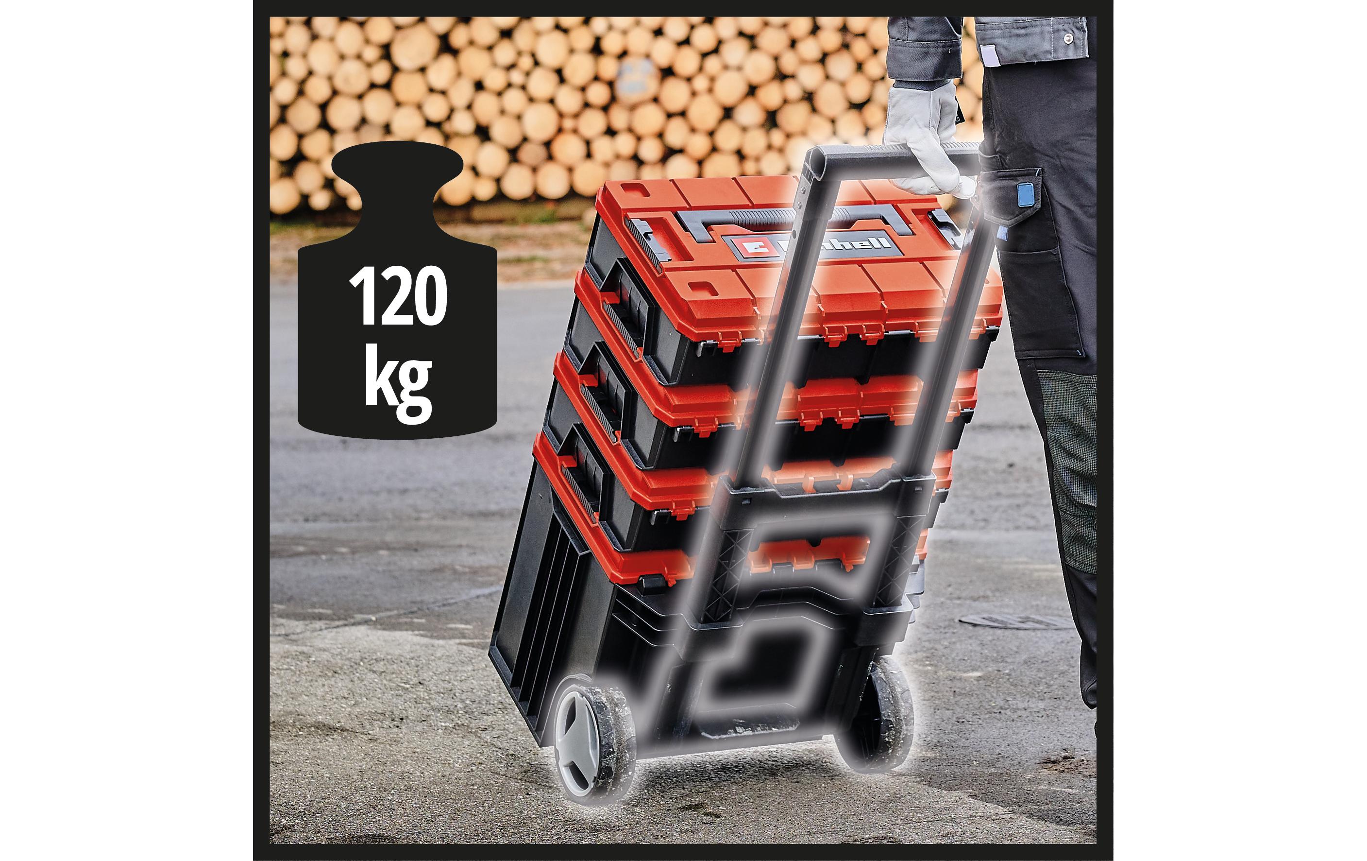 Einhell Systemkoffer E-Case L mit Räder