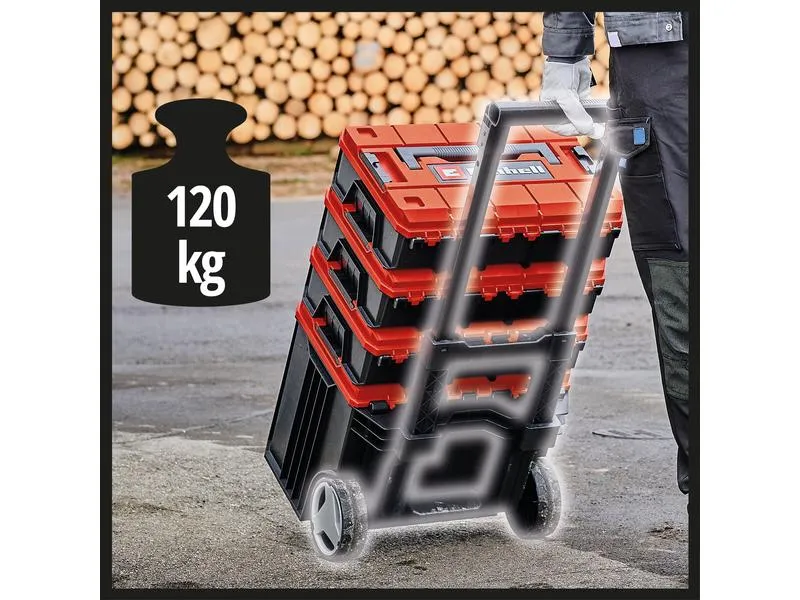 Einhell Systemkoffer E-Case L mit Räder