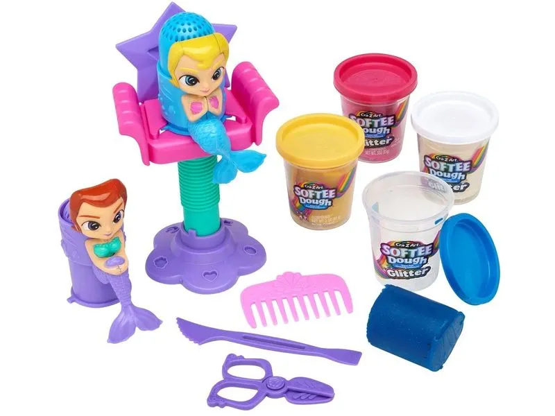 Cra-Z-Art Knetspiel Softee Dough Meerjungfrau Friseursalon Cra-Z-Art Knetspiel Softee Dough Meerjungfrau Friseursalon