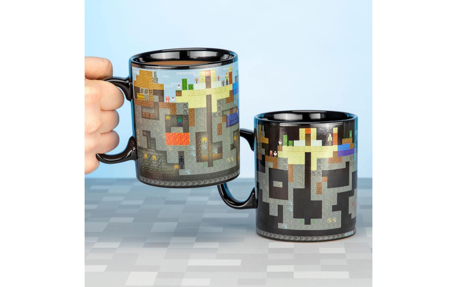 Paladone Kaffeetasse Minecraft mit Thermoeffekt