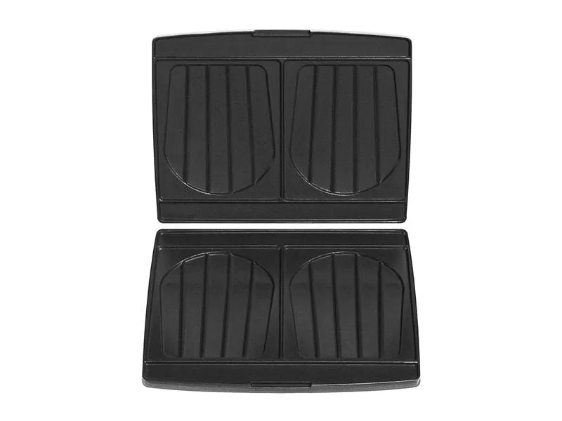 FRITEL Backplatten Sandwich Aluminium-Druckguss Schwarz