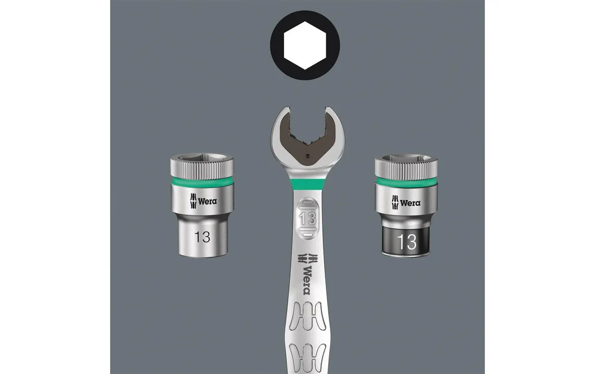 Wera Ratsche 8100 SB 6 Zyklop Speed 3/8