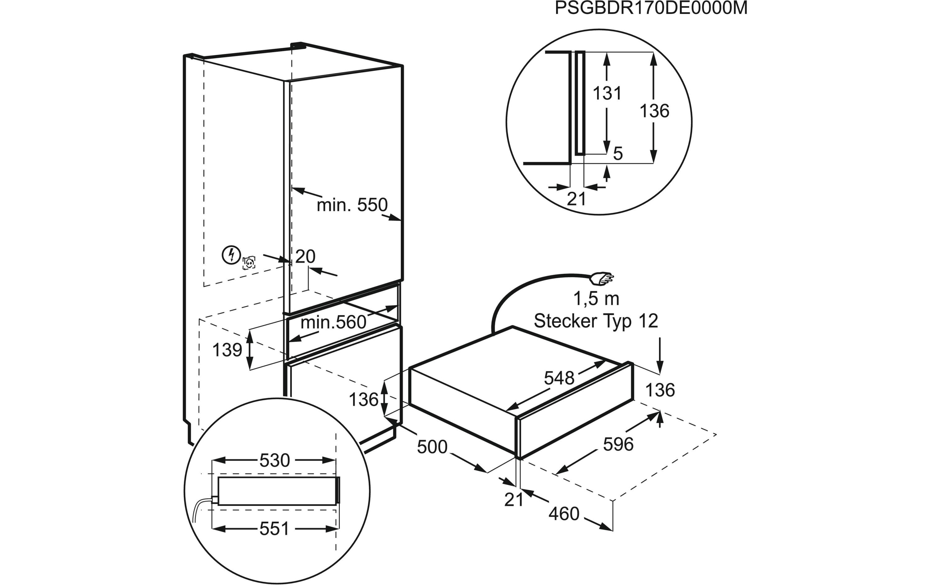 Electrolux Wärmeschublade WS140SL