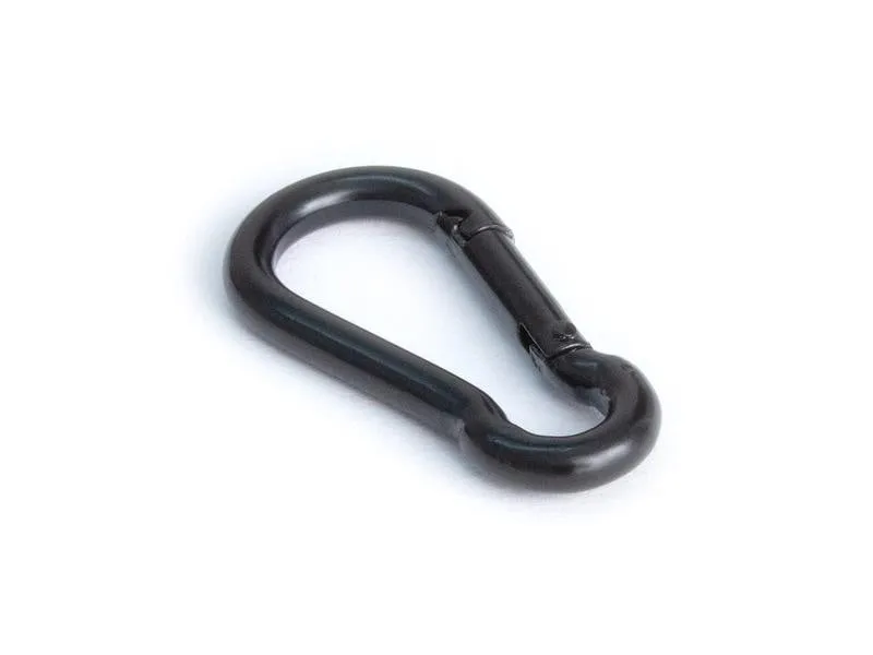 Meister Karabinerhaken Blackline Ø 5 x 50 mm, Stahl verzinkt