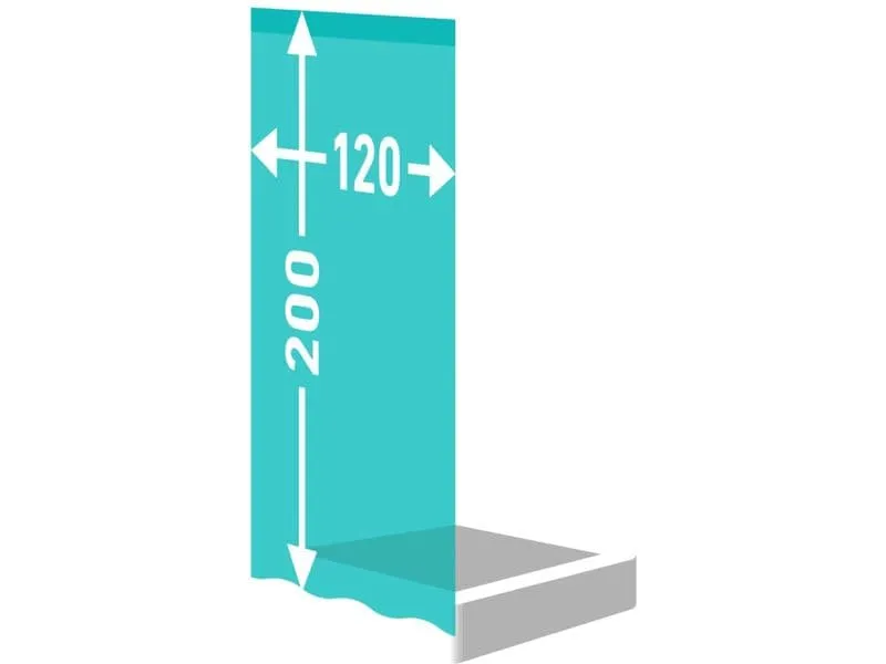 diaqua® Duschvorhang Anchor 120 x 200 cm, Blau/Weiss diaqua® Duschvorhang Anchor 120 x 200 cm, Blau/Weiss