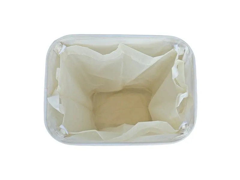 relaxdays Recyclingbehälter 100 L Beige relaxdays Recyclingbehälter 100 L Beige