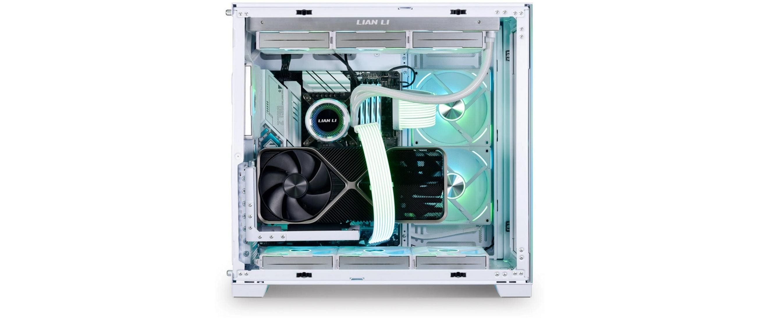 Lian Li VG4-4-V2W Vertical GPU Kit Weiss