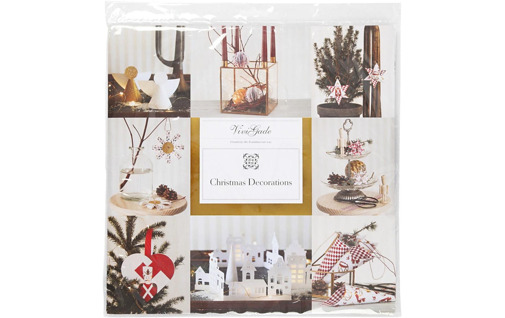 Creativ Company Bastelset Vivi Gade Papier-Weihnachtsschmuck