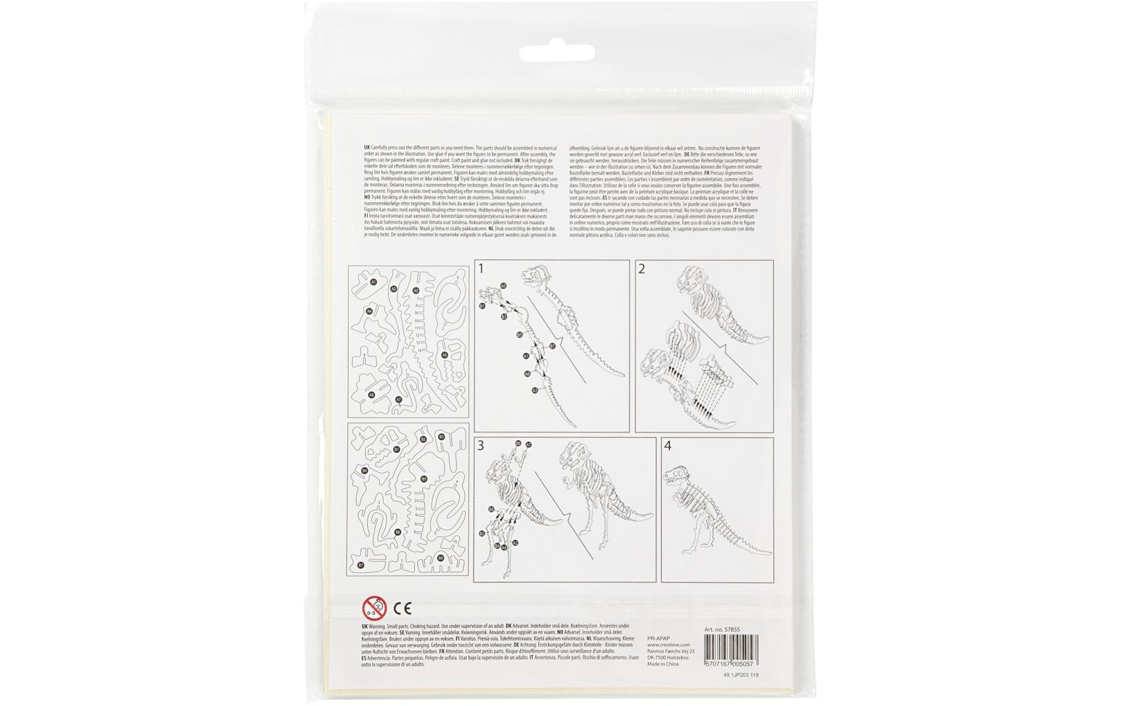 Creativ Company Holzartikel 3D Dinosaurier 1 Stück