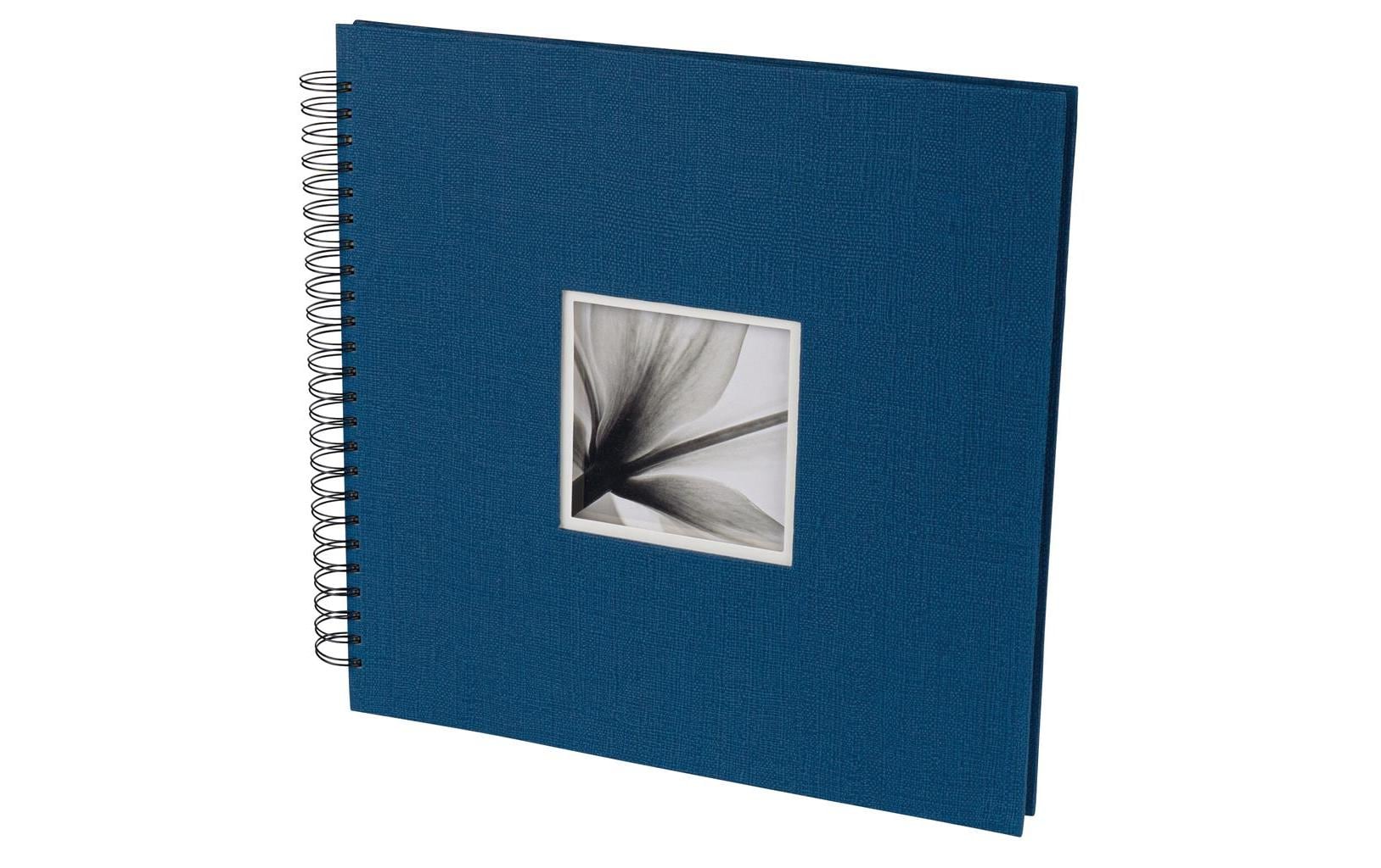 Dörr Fotoalbum Unitex Spiralalbum 34 x 34 cm, Blau