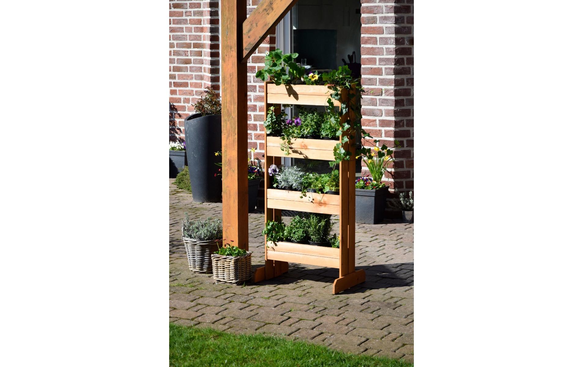 dobar Vertikalbeet mit 4 Pflanzkästen