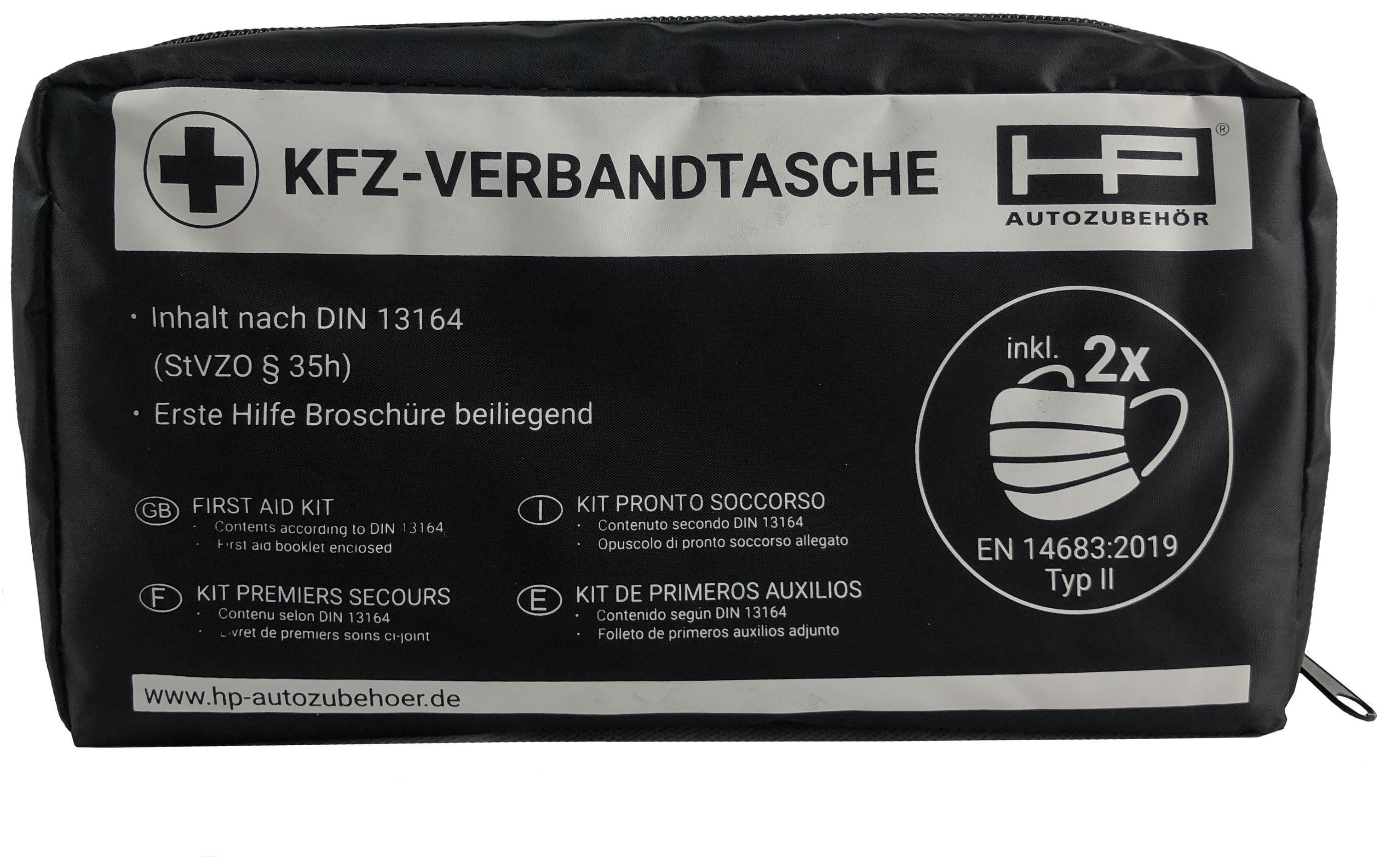 HP Autozubehör Verbandtasche KFZ Schwarz HP Autozubehör Verbandtasche KFZ Schwarz