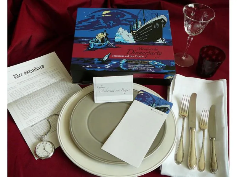 Blaubart Verlag Partyspiel Dinnerparty: Totentanz auf der Titanic Blaubart Verlag Partyspiel Dinnerparty: Totentanz auf der Titanic