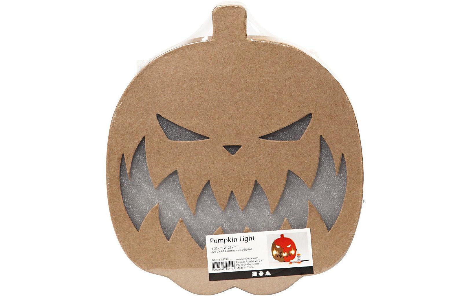 Creativ Company 25 x 22 x 4 cm Kürbis mit Licht