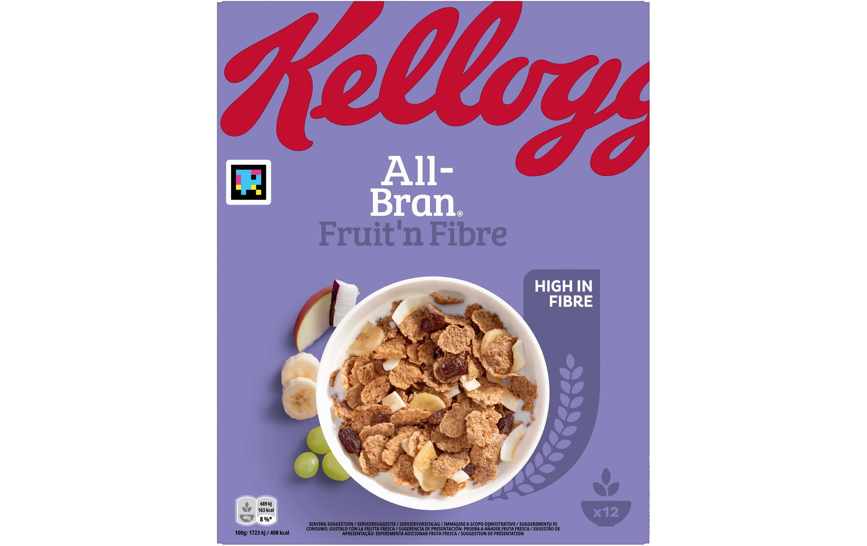 Kellogg's Cerealien All Bran Fruit n`Fibre 12 x 500 g Kellogg's Cerealien All Bran Fruit n`Fibre 12 x 500 g