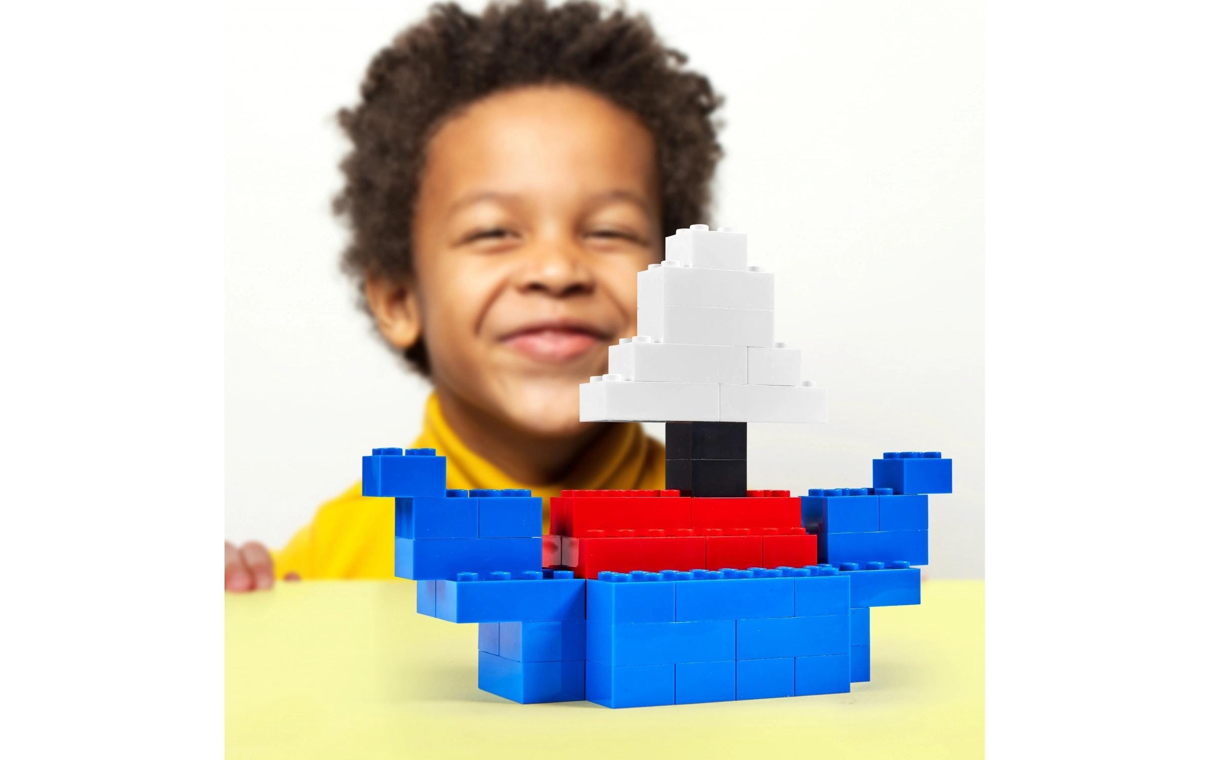 BLOX Bausteine 100 blaue 4er Steine