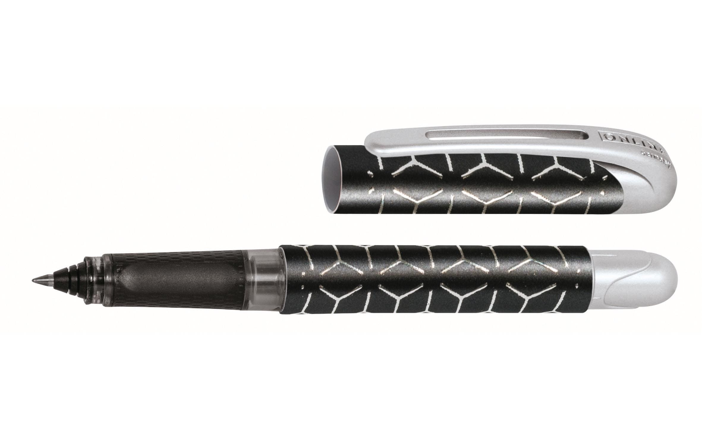 Online Tintenroller College 0.7 mm, Schwarz/Silber