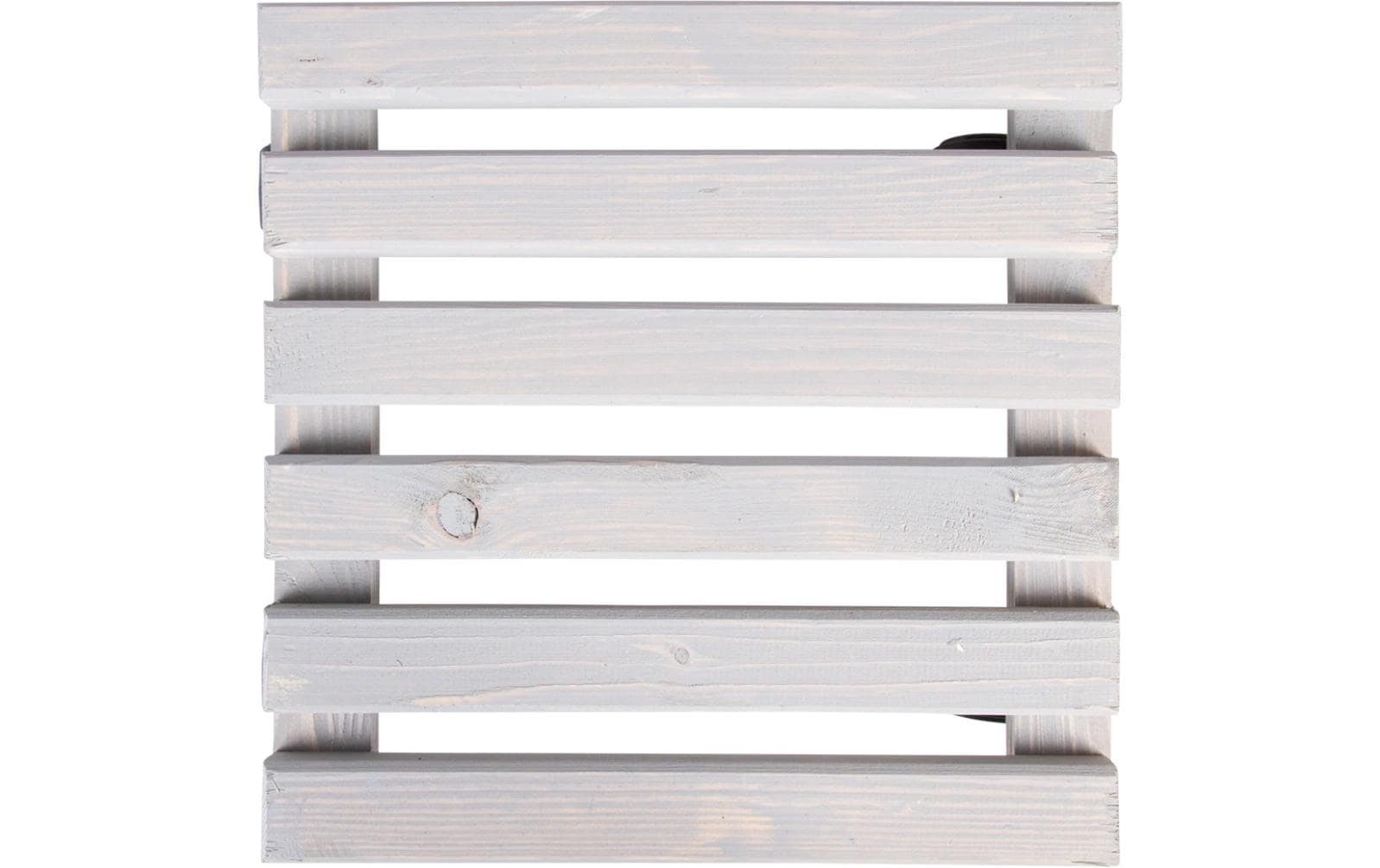 Esschert Design Rolleruntersetzer Quadratisch L Grau/Schwarz