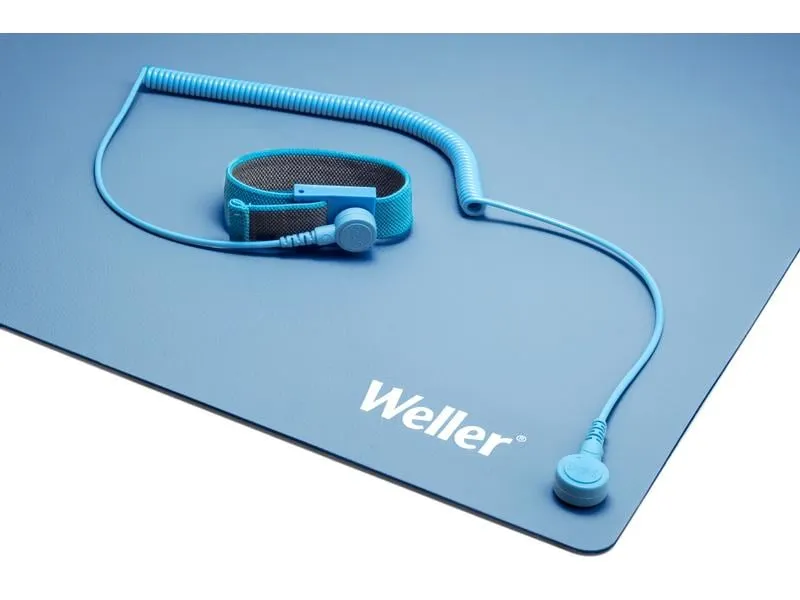 Weller Tisch-Lötmatte Set ESD Premium 900 x 600 mm, Blau Weller Tisch-Lötmatte Set ESD Premium 900 x 600 mm, Blau