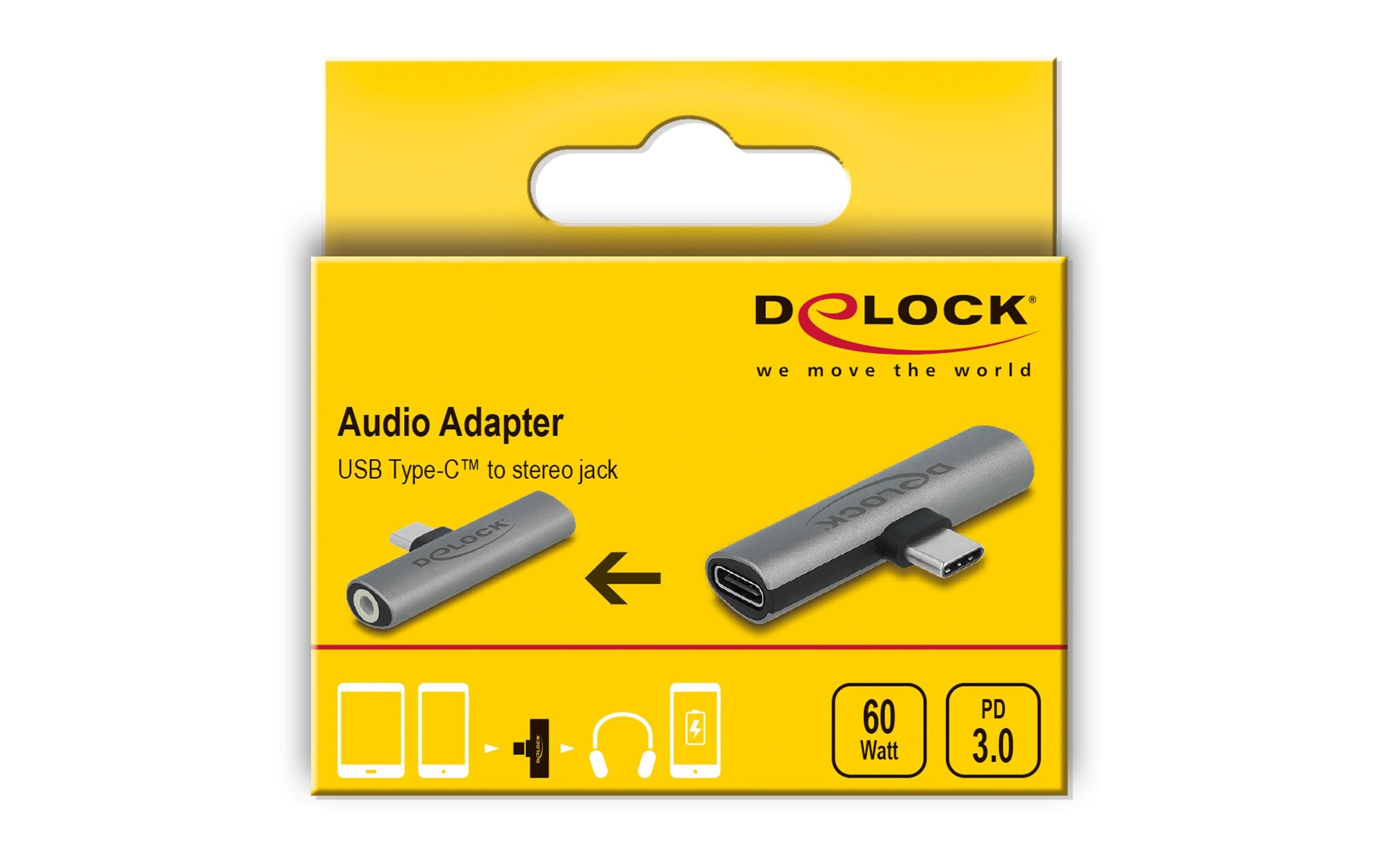 Delock Audio-Adapter USB-C - 3.5 mm Klinke