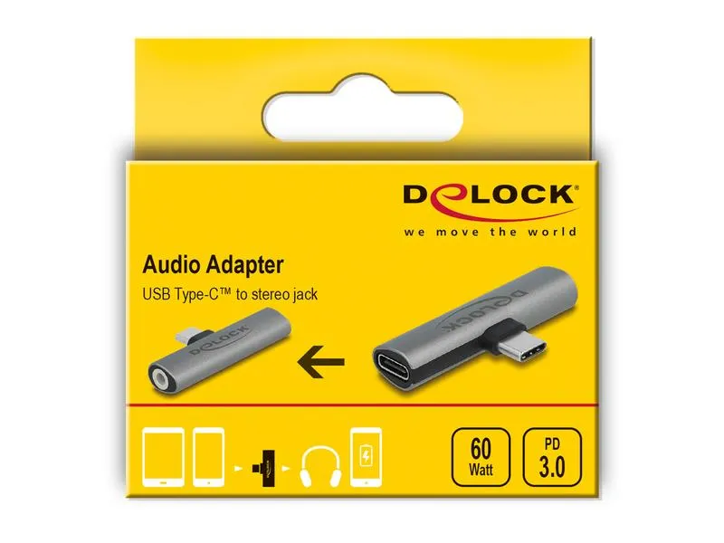 Delock Audio-Adapter USB-C - 3.5 mm Klinke