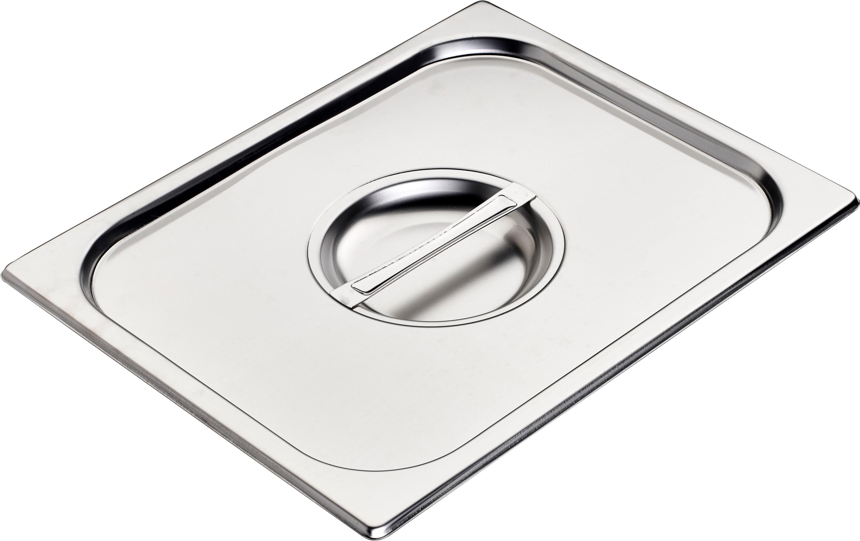 INOX Deckel für Garbehälter CNS 1/2 GN