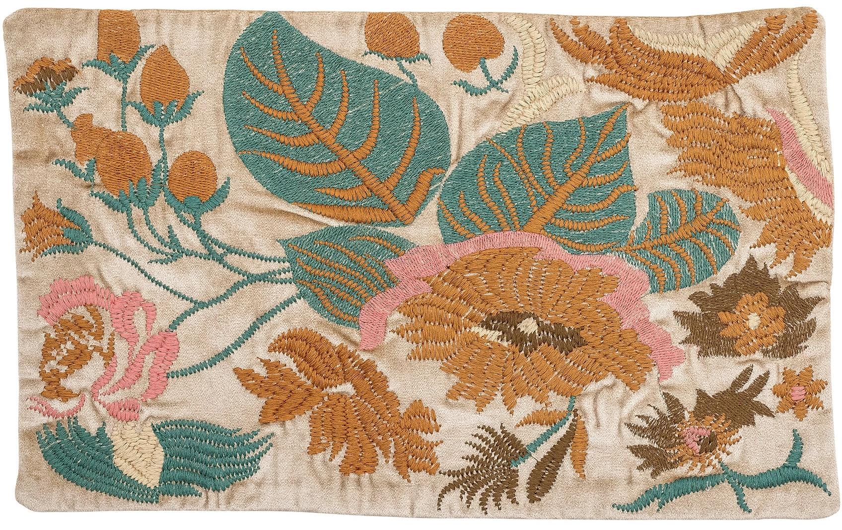 Bloomingville Kissen Troon 25 x 35 cm, Mehrfarbig