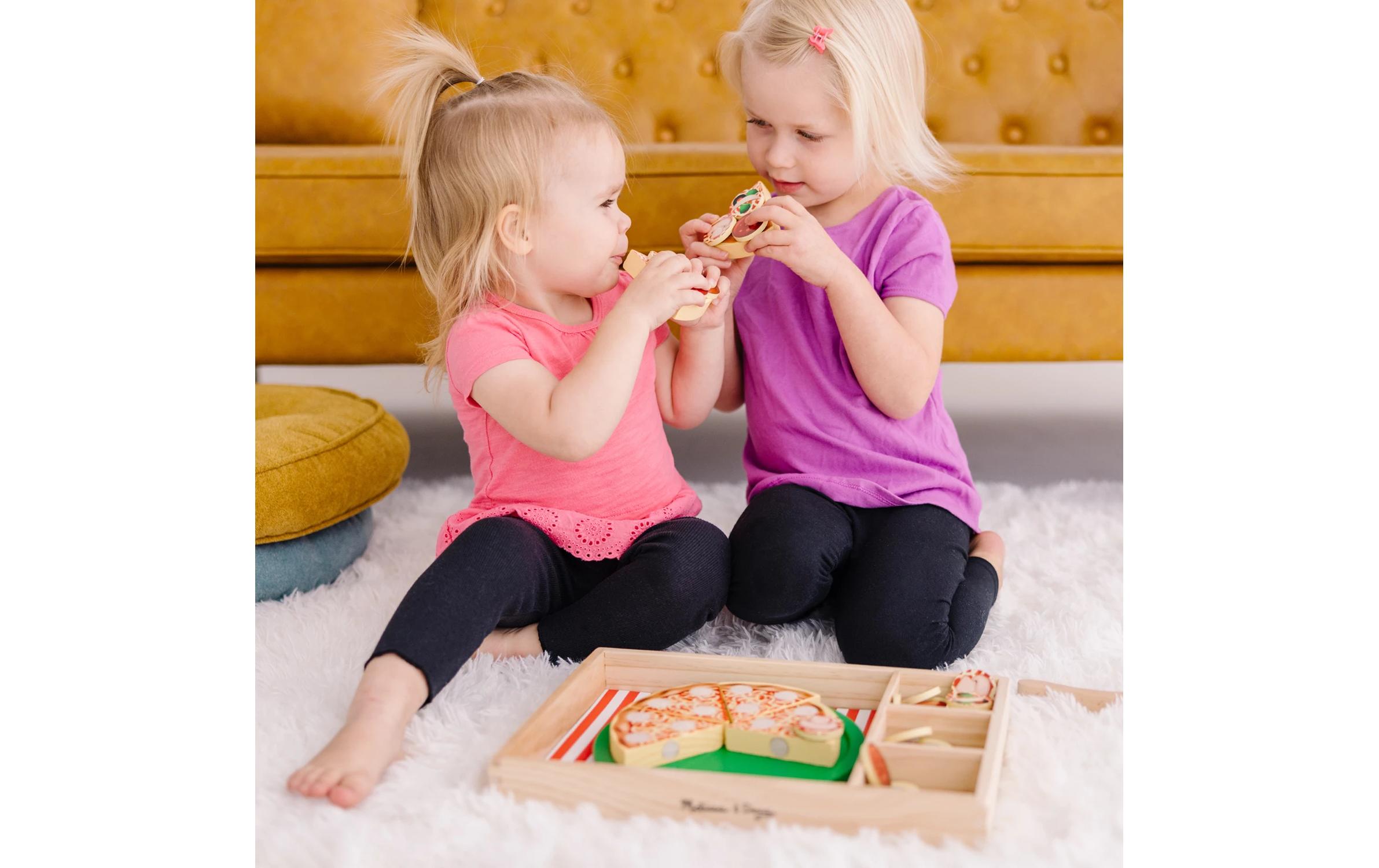 Spinmaster Melissa und Doug Pizza Party Holzspielset