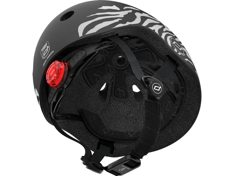 Scoot and Ride Kinderhelm Zebra Schwarz, XXS-S Scoot and Ride Kinderhelm Zebra Schwarz, XXS-S