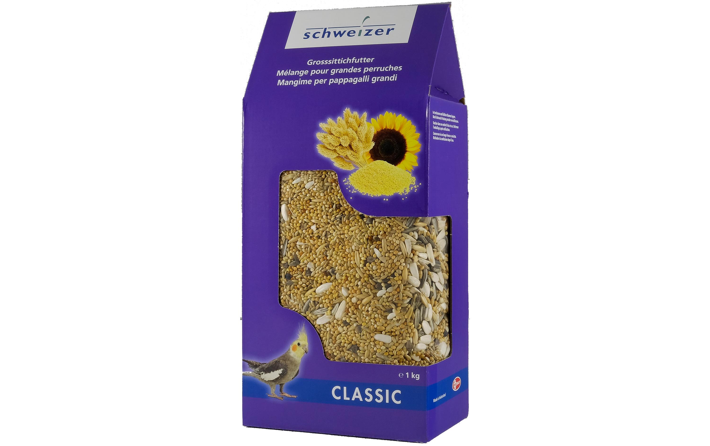 Eric Schweizer Ziervogelfutter Grosssittichfutter, 1 kg Eric Schweizer Ziervogelfutter Grosssittichfutter, 1 kg