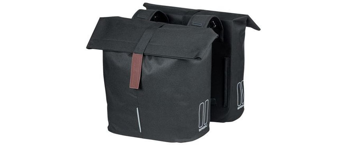 BASIL Doppelseitentasche City Schwarz BASIL Doppelseitentasche City Schwarz
