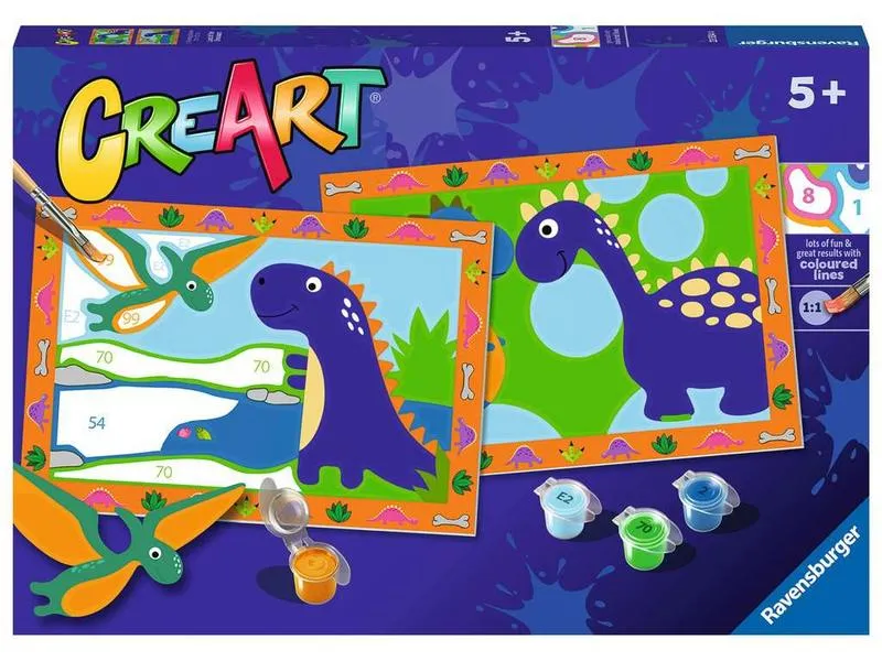 Ravensburger Malset CreArt: Land of the Dinosaurs Ravensburger Malset CreArt: Land of the Dinosaurs