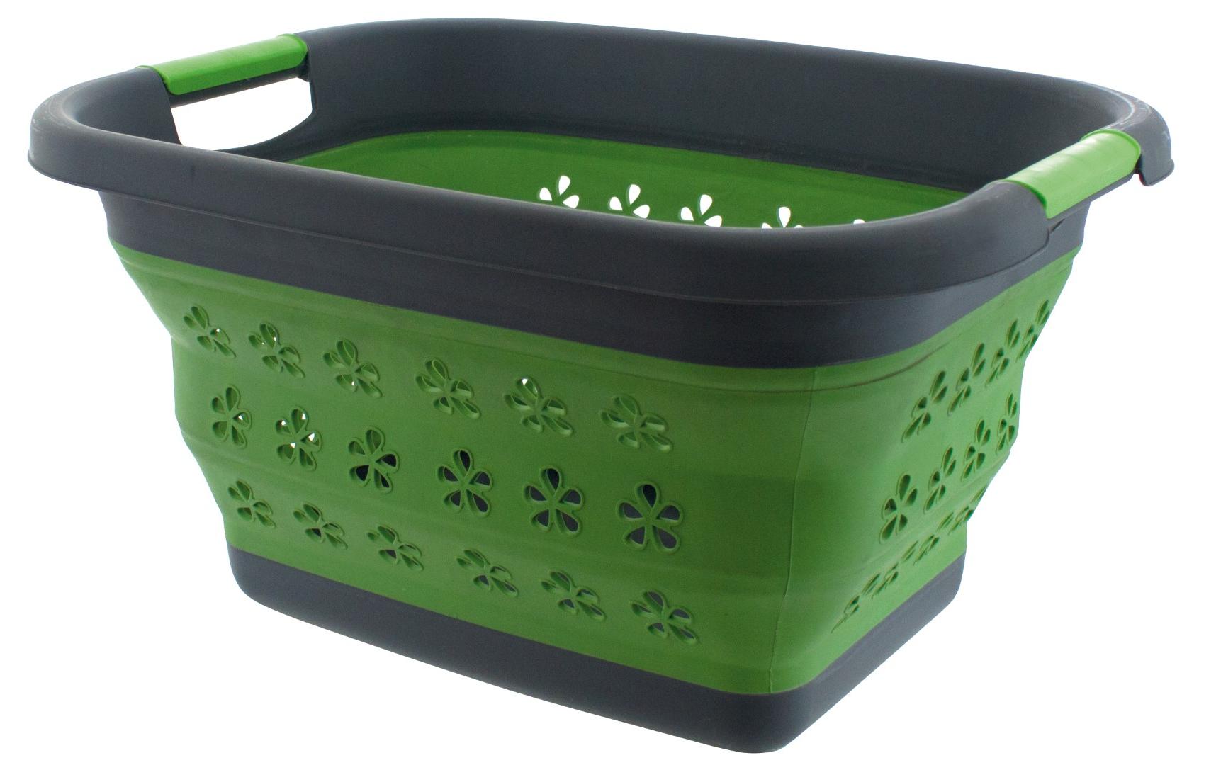 Eurotrail Wäschekorb 50 l, Grün/Schwarz Eurotrail Wäschekorb 50 l, Grün/Schwarz
