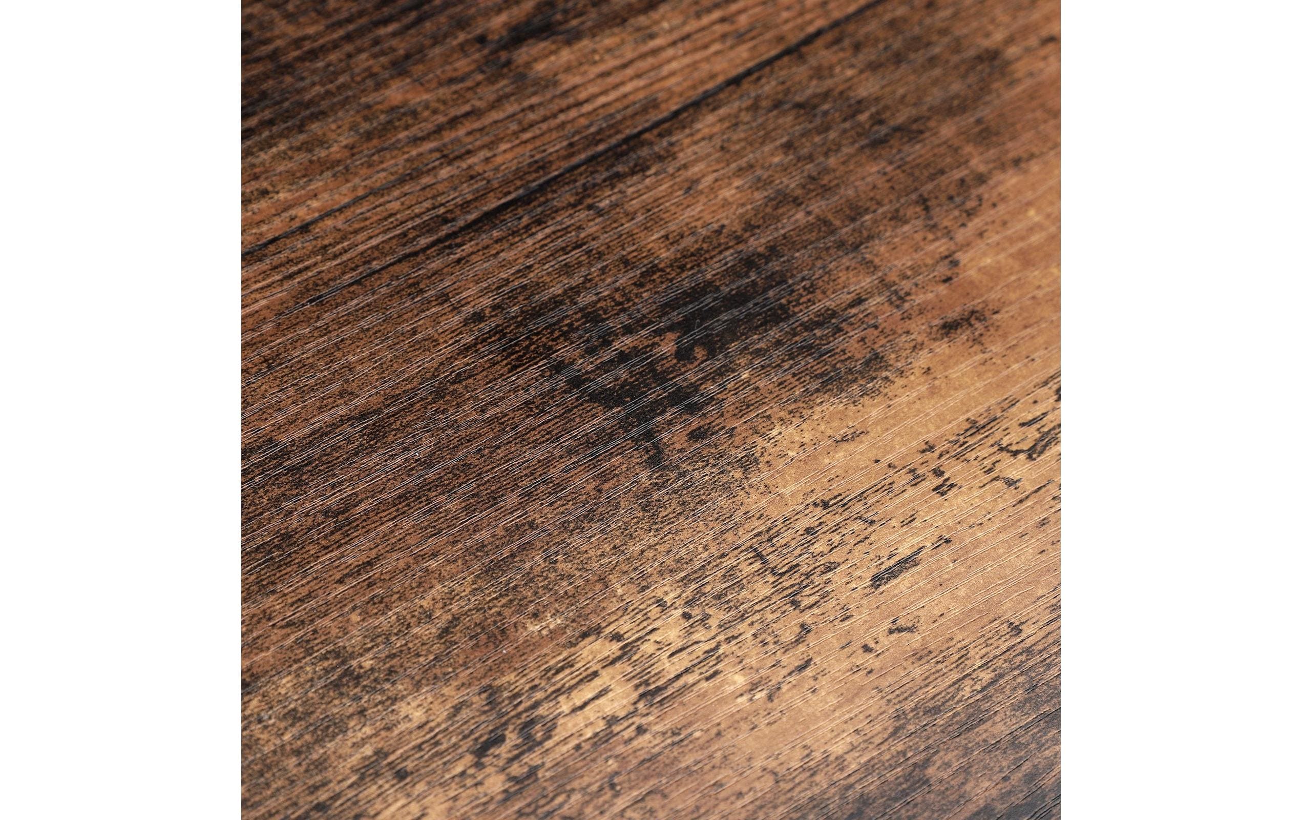 VASAGLE Sitztruhe mit Stauraum 100 x 47 cm, Braun/Schwarz